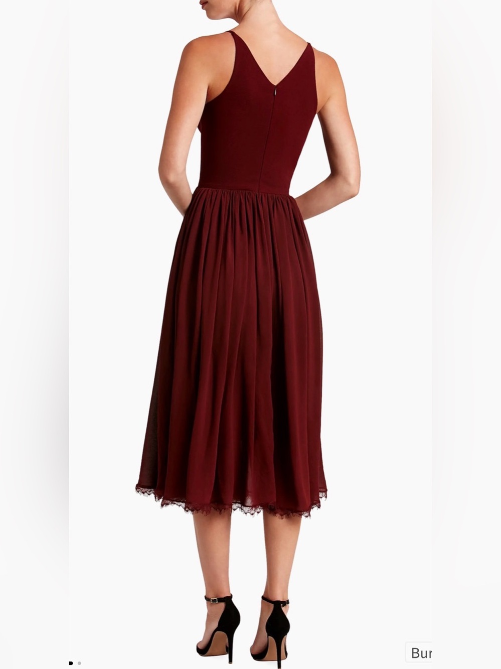 Dress The Population • Alicia Chiffon Fit & Flare Dress - Picture 3 of 16